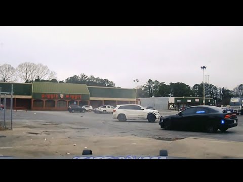 Georgia State Patrol Pursuit of Wanted Felon in Stolen Jeep || Multiple PITs