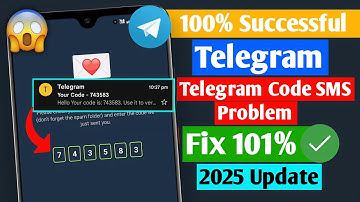 How To Fix Telegram Code SMS Problem (2025) | Fix Code Sent To The Telegram App Problem