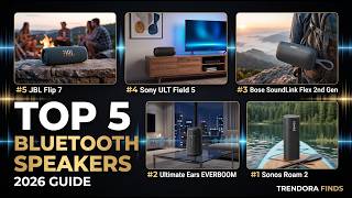 5 Best Bluetooth Speakers You Need in 2026 | Ultimate Portable Speaker Buying Guide