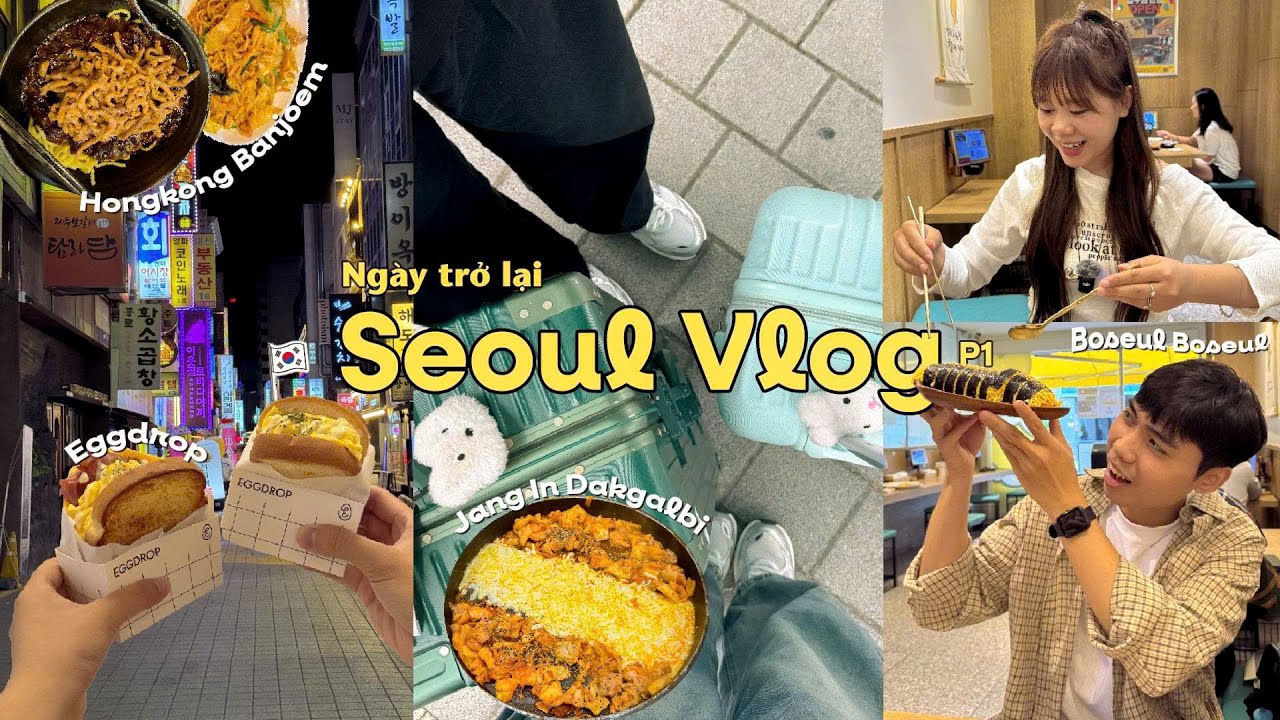 Korea Auturm Vlog | 🇰🇷 Chuyến đi 9 ngày ở Seoul & Suwon khám phá hidden gems, cafe ☕ ep. 1 Day 1&2