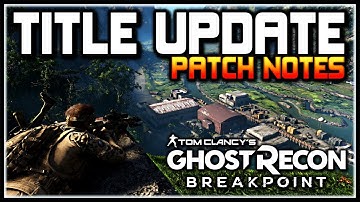 Ghost Recon Breakpoint | Title Update 1.0.3 Patch Notes