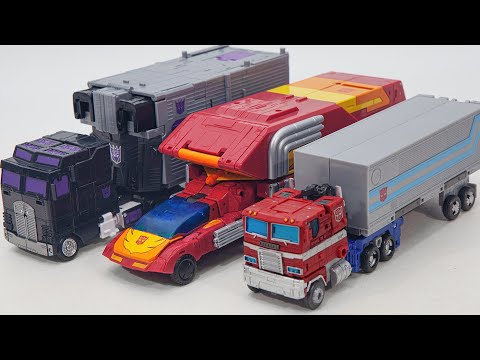 Transformers Leader <strong>Class</strong> Optimus Prime MoterMaster Rodimus Prime Truck Vehicle <strong>Robot</strong> Toys