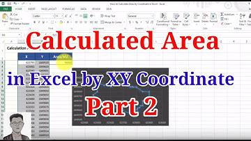 Calculate Area in Excel by XY Coordinate Part 2