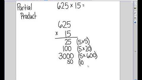 Partial Product: Multiply 3 x 2 digits