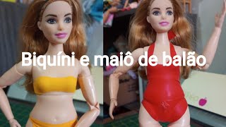 Tutorial Como Fazer Roupa de Academia Para Bonecas Barbie Descendentes M