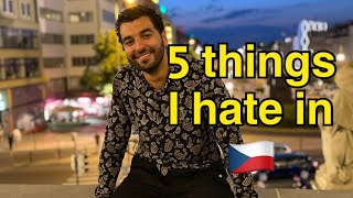اكتر خمس اشياء اكرهها في التشيك ??