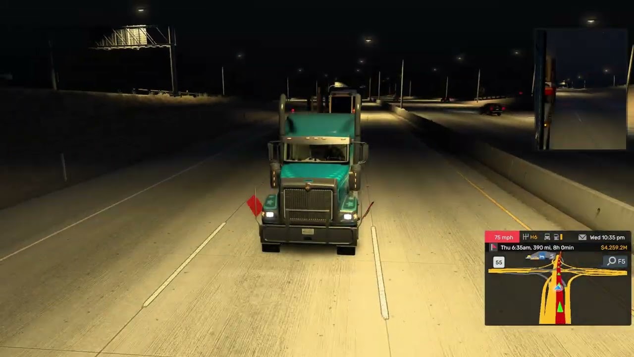 American Truck Simulator | Convoy | Yard Truck from El Centro to Stockton
