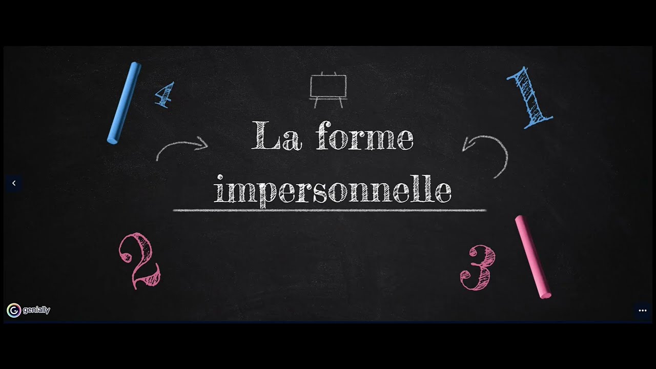 La Forme impersonnelle