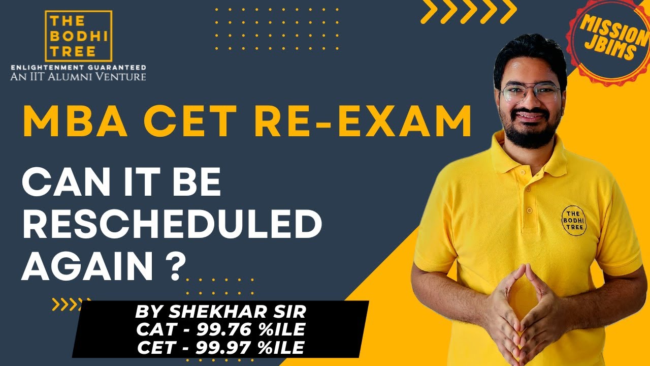 MBA CET 2023 Re-Exam | Can it be rescheduled again ? | The Bodhi Tree ...