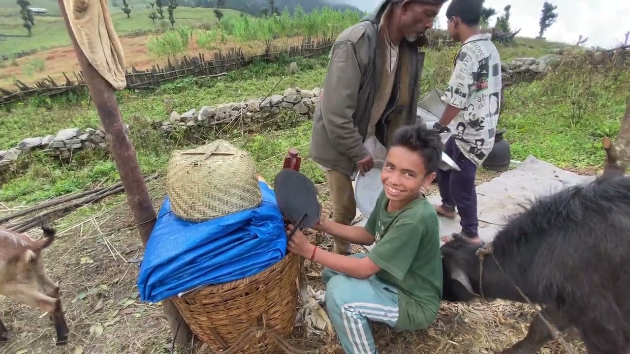 The natural world village lifestyle dally traditional Nepali village life style 