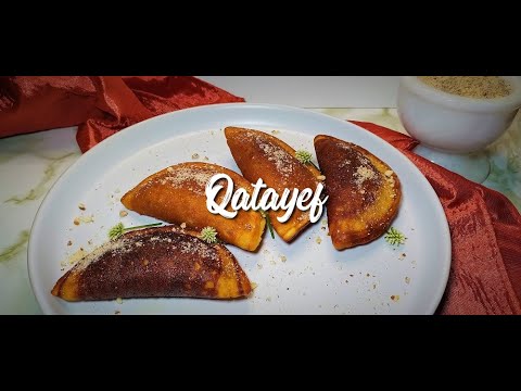 Qatayef Middle Eastern Pancakes Filled & Fried | EatMee Recipes