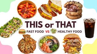 Fast Food vs Healthy Food: Ultimate Food Battle 😭🍔🥗 | This or That