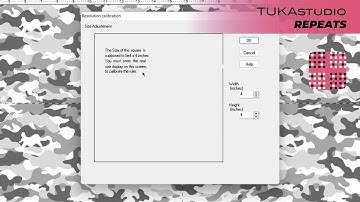 View and Calibrate Rulers | TUKAstudio Video Help | Fabric Design Software | Repeats