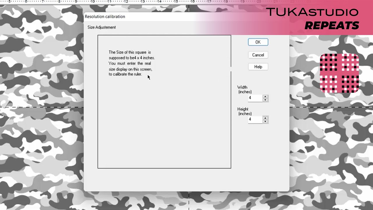 View and Calibrate Rulers | TUKAstudio Video Help | Fabric Design ...