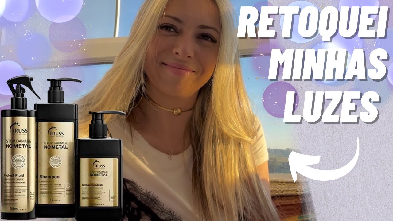 Resenha TRUSS NO METAL + RETOQUE DE MECHAS ✨ Minha experiência no pós descoloração | Cabelo fino