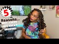 5 Reasons Why Your Locs Aren&#39;t Growing! | TOP things I Avoided For My Locs | Curly Fine Hair Locs