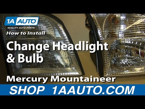 How to Replace Headlight 02-05 Mercury Mountaineer