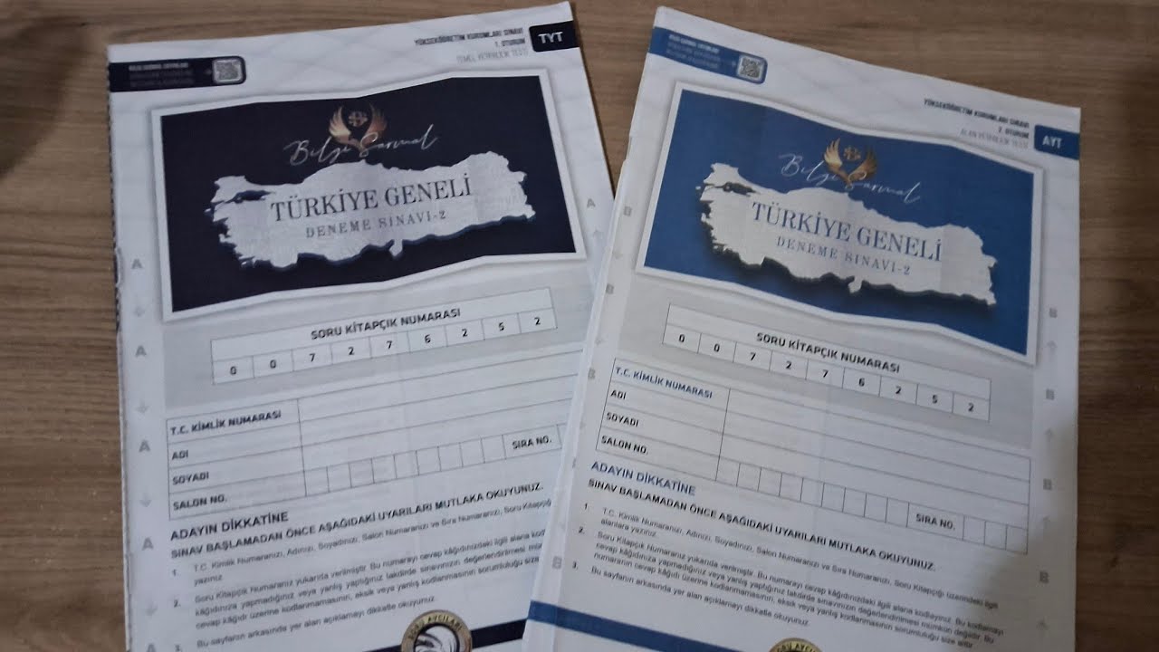 BİLGİ SARMAL TÜRKİYE GENELİ 2 TYT + AYT DENEME YORUMU..