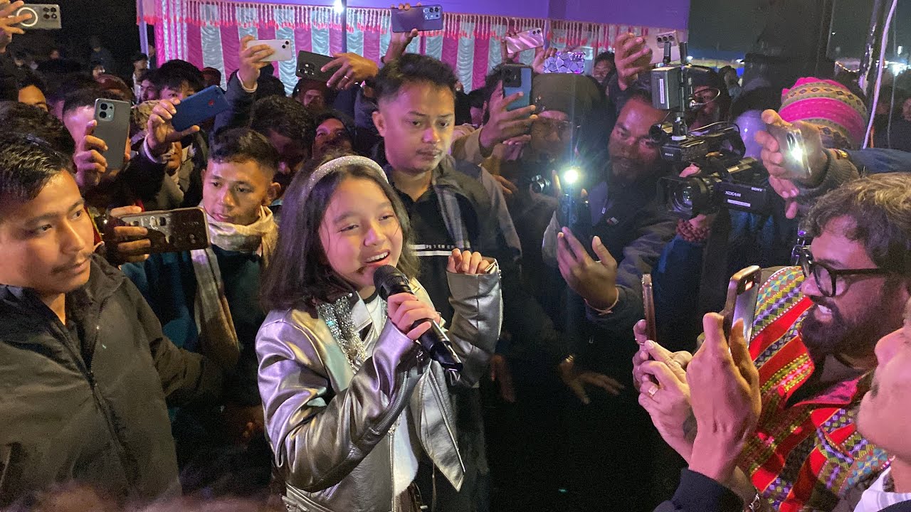 Jetshen Dohna Lama wonderful Live Performance at Tring Festival Khowai Baijalbari, Tripura 