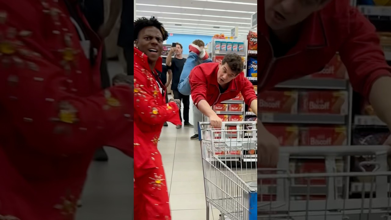 Реакция IShowSpeed ​​на Летающего Человека