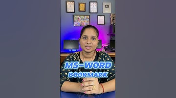 🔥🔥How to insert Bookmark in Word👀Bookmark #shorts #ytshorts #msoffice2019 #msword #computer #tips