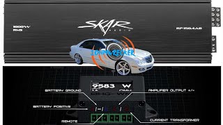 Installing a Skar RP-150.4 and Basshead Garage Wattmeter