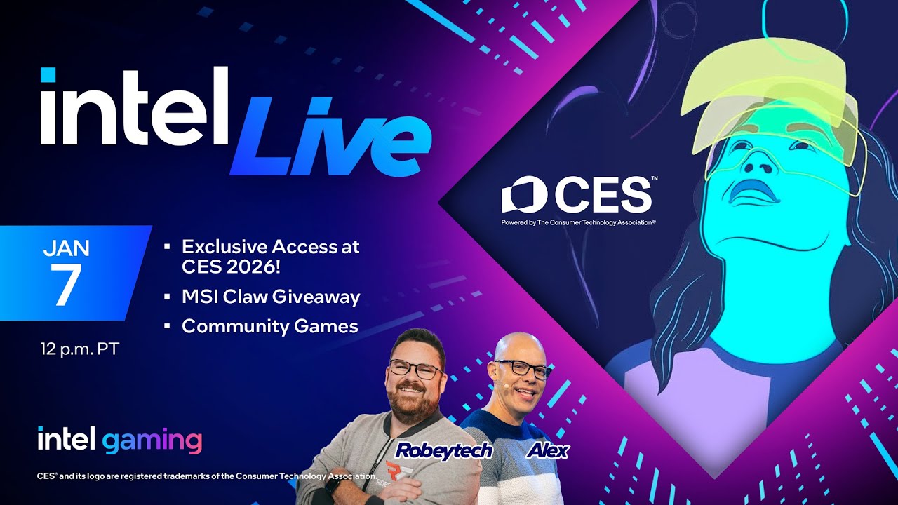 PC Giveaway + Panther Lake at CES