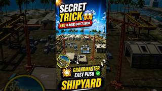 Free Fire CS Rank Shipyard Secret Tricks 😱 | Easy Heroic Push Guide #ffnewtricks