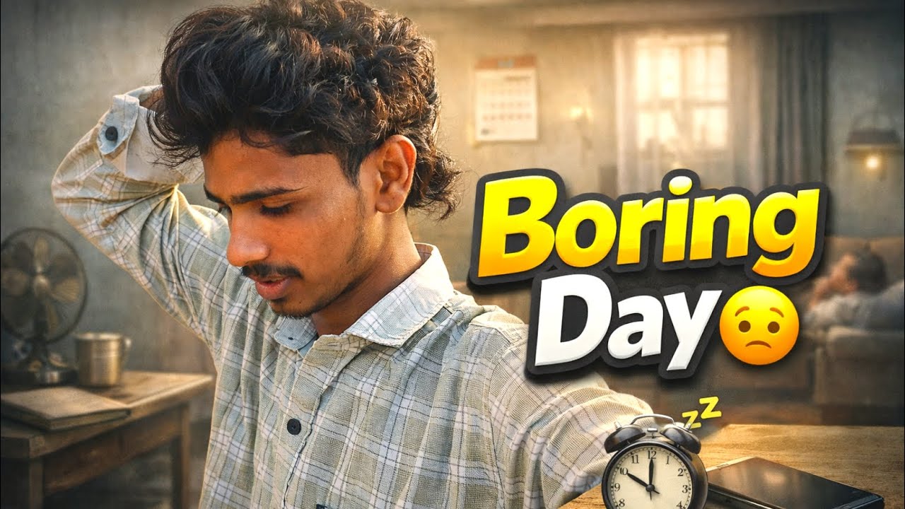 Aaj ka mera boring day 🙁