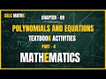 Polynomials and Equations | Class 10 | Chapter 09 | Textbook Activities | Part 4