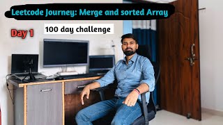 Leetcode Day 1: Merge  and sorted Array in java| Interview question