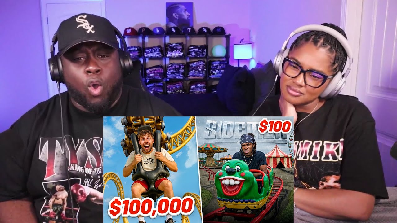 Kidd and Cee Reacts To SIDEMEN $100,000 VS $100 THEME PARK EUROPE EDITION