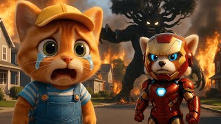 😱IronMeo Saves TomMeoW Just Before the Tree Monster Attacks!🌳🔥 screenshot 5