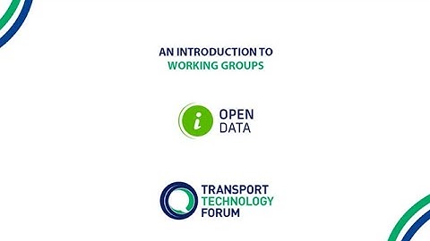 An Introduction to TTF Working Groups - Open Data
