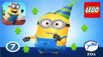 Minion Rush Partier upgrade costume gameplay walkthrough  ios android