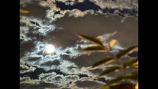Moonlight Through Clouds π | Calm Night Sky Relaxation