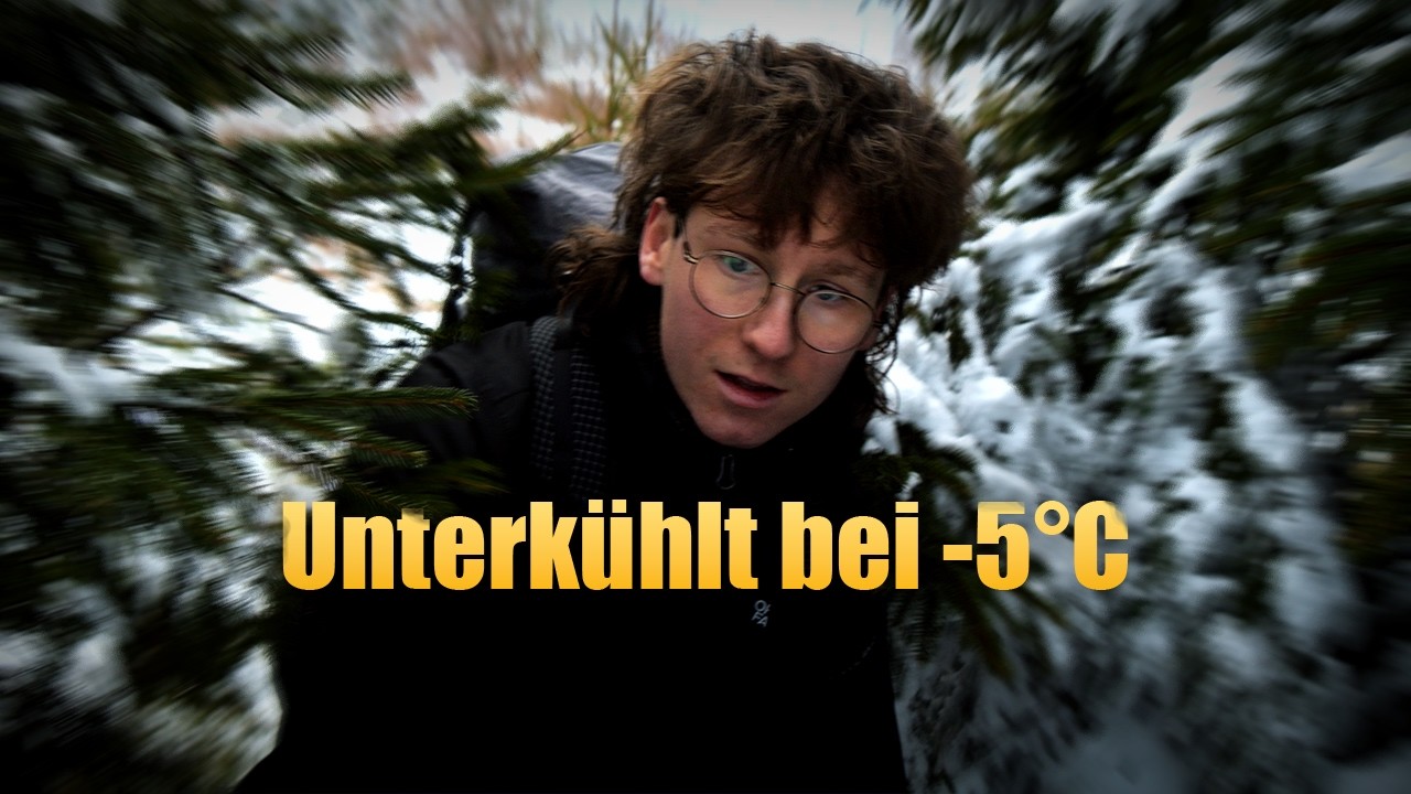 Winter Biwak bei –5°C im Harz (geht schief)