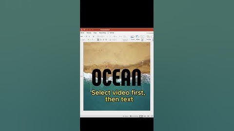Video in PowerPoint  #ppt #presentation