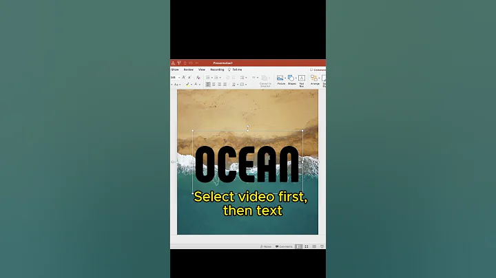 Video in PowerPoint  #ppt #presentation