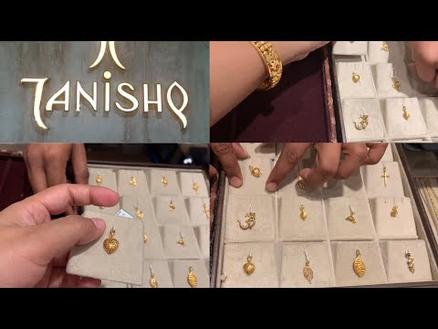 Light Weight Daily Wear Gold Pendant Designs With Weight And Price | Tanishq Gold Pendant