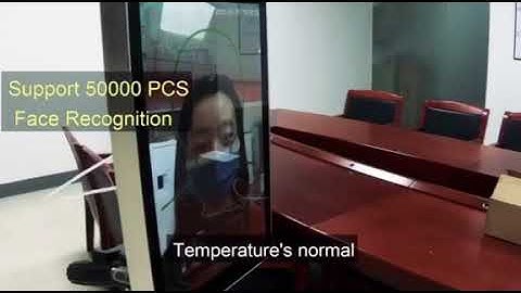 AI Face Recognition with Temperature Tracking Door Access Control Systems with or without Mask