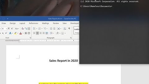 Crafting Malicious MS Word to Execute Reverse Shell (Macro)