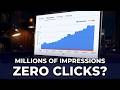 How to Analyze Your Google Search Traffic?  Getting millions of impressions but no one is clicking?