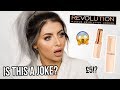 TESTING MAKEUP REVOLUTION FAST BASE FOUNDATION! FIRST IMPRESSIONS + REVIEW