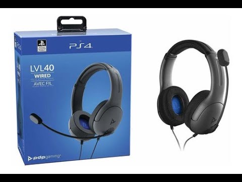 PDP GAMING LVL40 WIRED STEREO GAMING HEADSET WITH NOISE CANCELLING MIC —