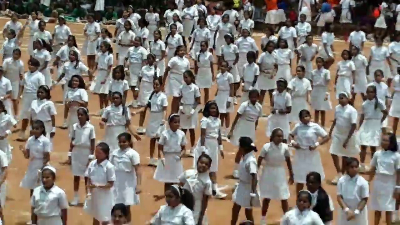Sports day Drill display at my daughter's school Bala's musings