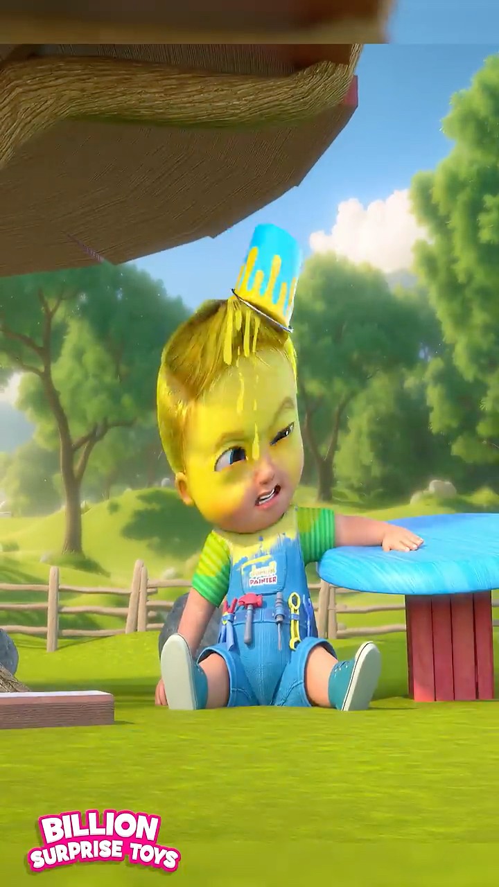 Let’s rebuild the old tree house #billionsurprisetoys #kidssongs #abctoys #marshmallow