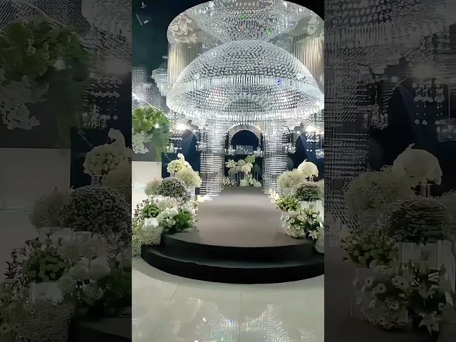 Transforming wedding venues with statement lighting