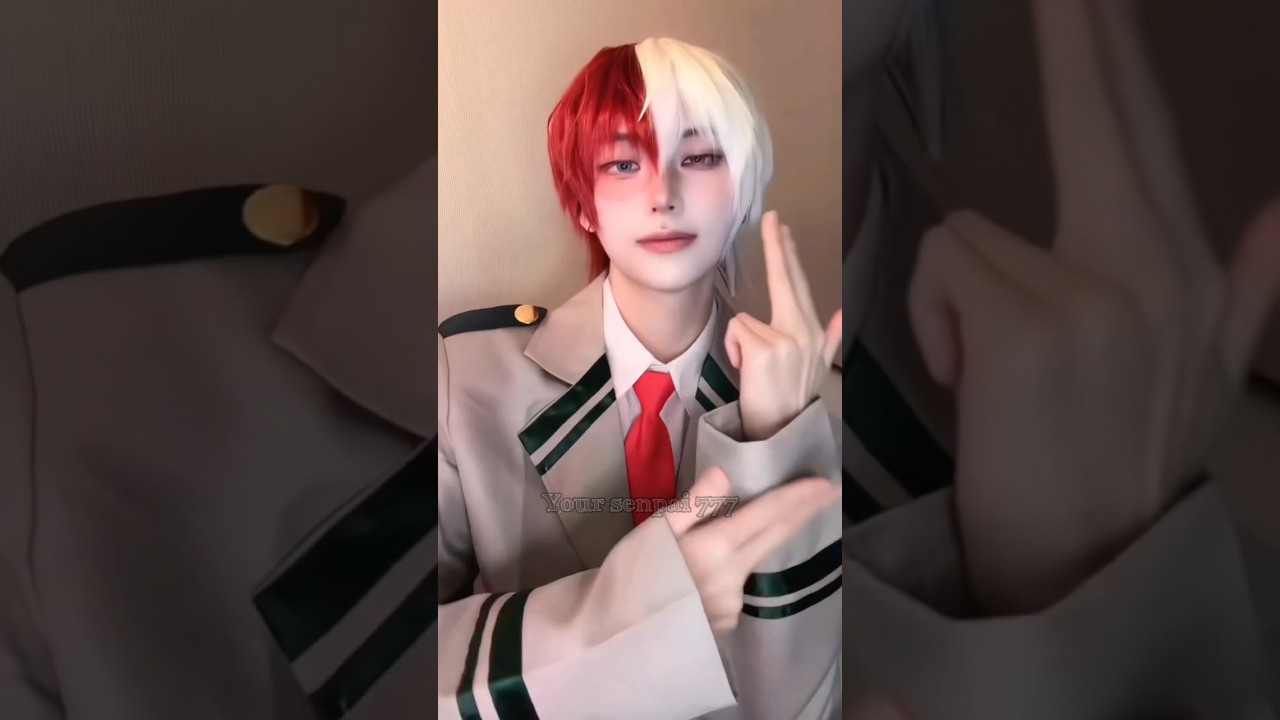 this COSPLAY 🔥...#myheroacademia #cosplay #izukumidoriya #katsukibakugou #shototodoroki #anime