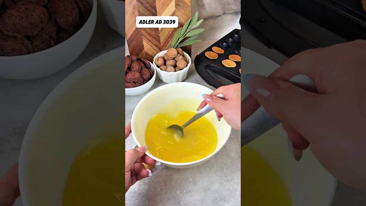 🥜✨ Classic nut cookies just like in the old days! Chocolate, vanilla, or caramel 😍 Adler AD 3039